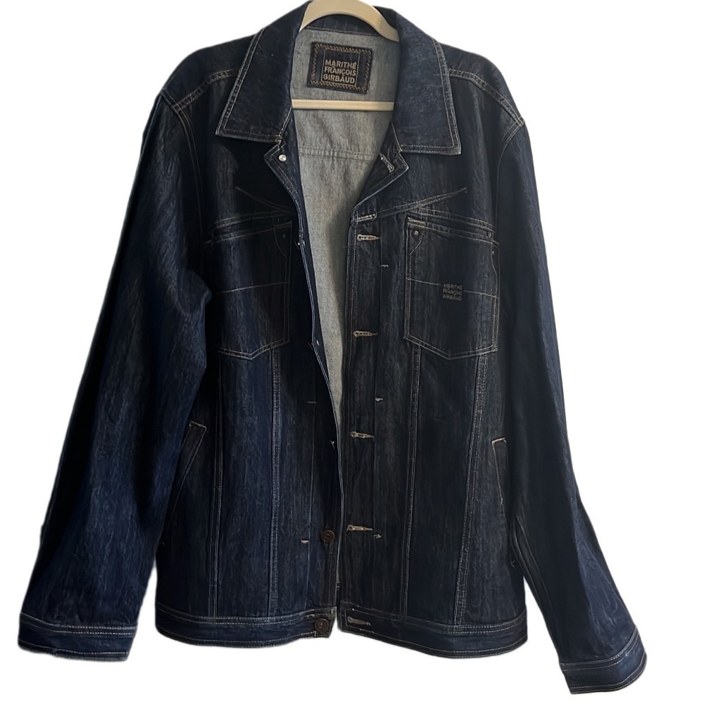 Men’s Marithe Francois Girbaud Men's Dark Denim Jacket Size Xl